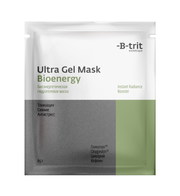 Ultra Gel Mask Bioenergy, маска гидрогелевая биоэнергетическая (ЧЗ)